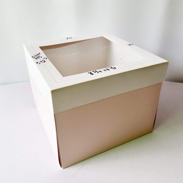 boîte en papier à gâteau
