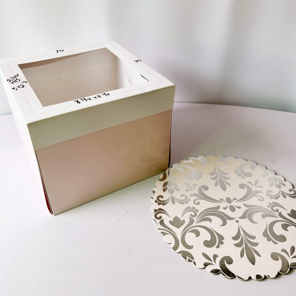 scatola di carta per torte